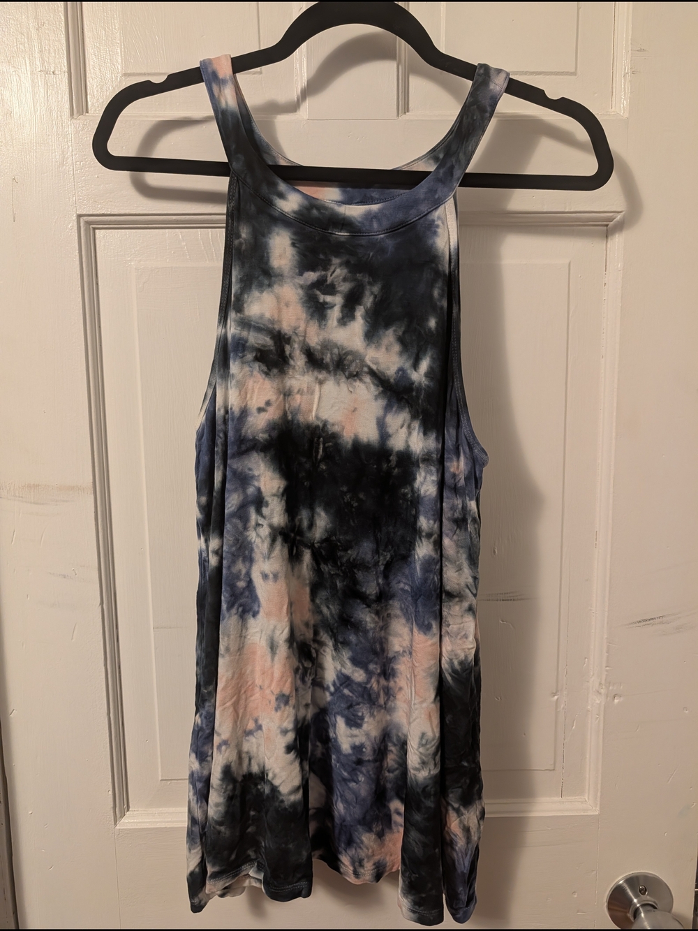 torrid Navy and Blush Tie-Dye Tank Dress